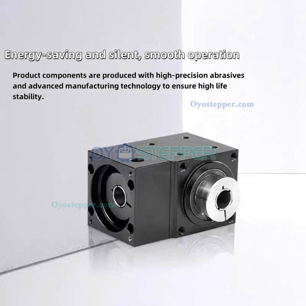 Right Angle Bevel Gearbox Gear Speed Reducer Commutator for NEMA 34 Stepper/ 80mmServo Motor Right Angle Bevel Gearbox Gear Speed Reducer Commutator for NEMA 34 Stepper/ 80mmServo Motor