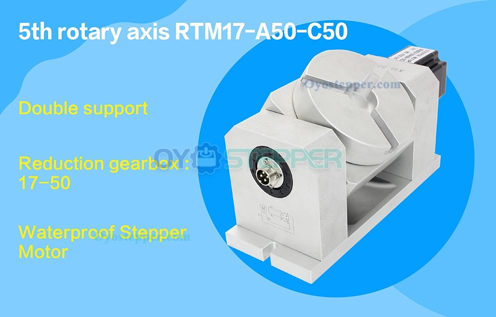 5th A C Rotary Axis Harmonic Drive Reducer 50:1 Dividing Head Harmonic Reducer GearBox 17-50 5th A C Rotary Axis Harmonic Drive Reducer 50:1 Dividing Head Harmonic Reducer GearBox 17-50