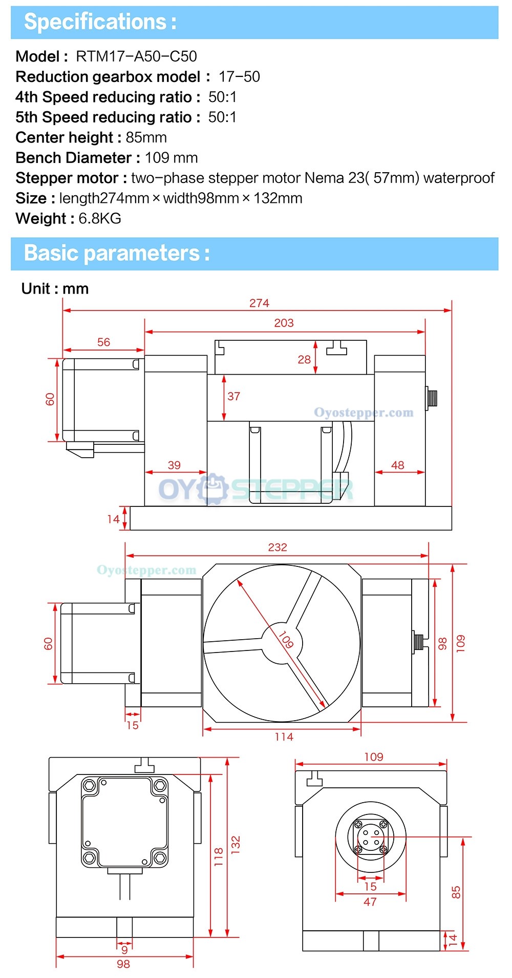 5th A C Rotary Axis Harmonic Drive Reducer 50:1 Dividing Head Harmonic Reducer GearBox 17-50 5th A C Rotary Axis Harmonic Drive Reducer 50:1 Dividing Head Harmonic Reducer GearBox 17-50