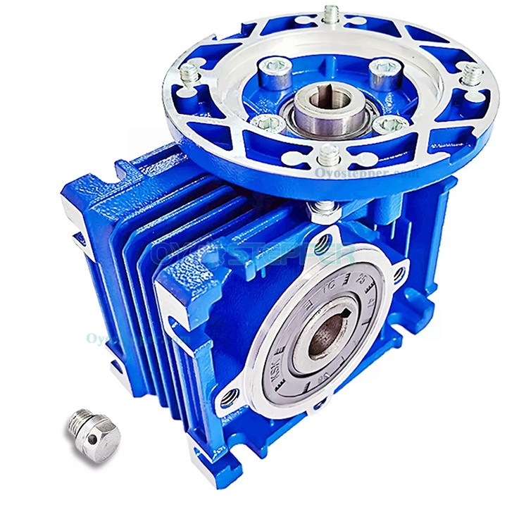 RV030 Round Worm Gearbox Speed Reducer Ratio 5:1 10:1 20:1 30:1 40:1 50:1 :60:1 80:1 Input 11mm B14/B5