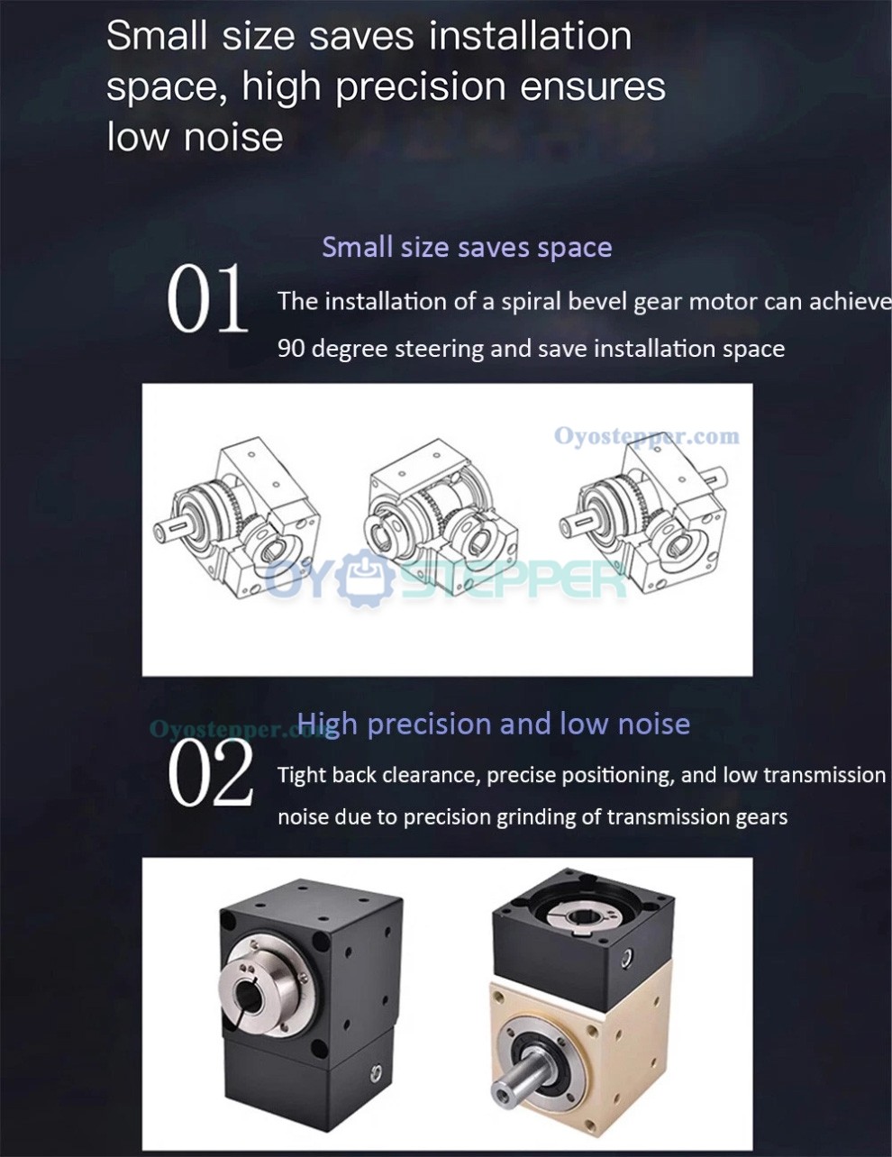 NEMA23 Right Angle Commutator Bevel Gearbox Ratio 90 Degree 2:1/3:1/5:1 Gear Reducer Planetary Commutator NEMA23 Right Angle Commutator Bevel Gearbox Ratio 90 Degree 2:1/3:1/5:1 Gear Reducer Planetary Commutator