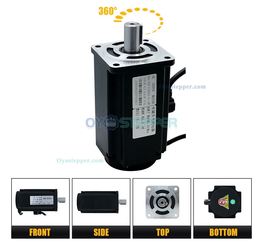 400W / 600W / 750W / 1000W AC Servo Motor & Driver Kit 110V / 220V 1.27Nm-3.8Nm For CNC Engraver