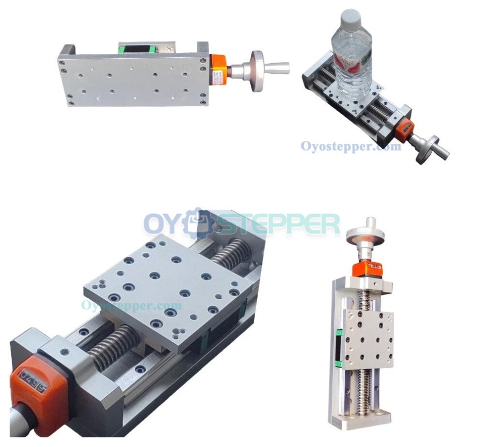 CNC Manual Slide Table Self-lock Digital Display Linear Module Z Position Stage Trapezoidal Screw Module