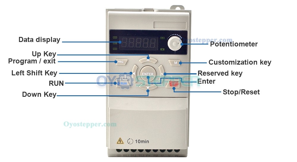 1.5KW CNC Air Cooled Spindle Motor 24000RPM 400Hz ER11+ 2HP VFD Variable Frequency Drive Inverter Kit