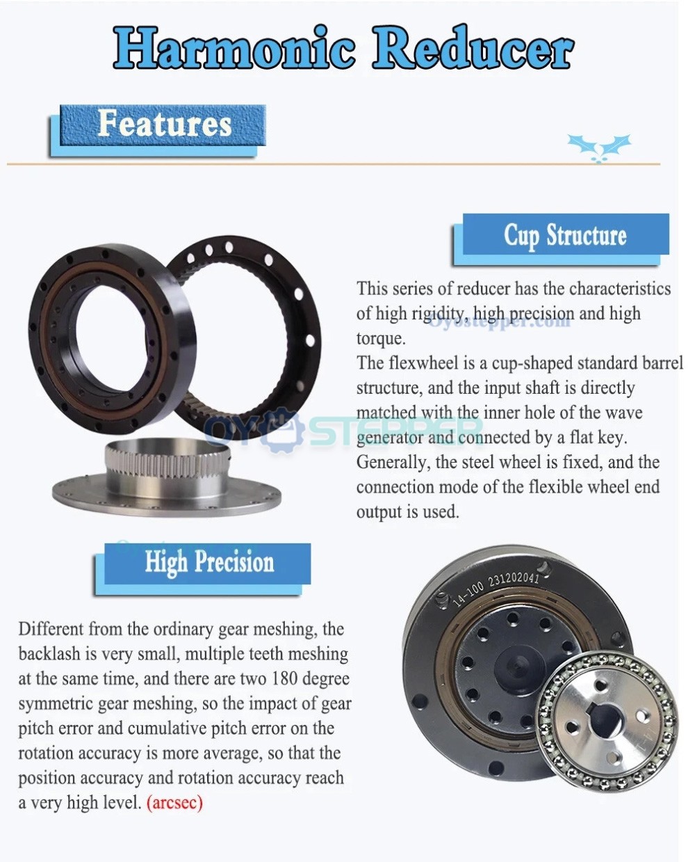 Buy ZXD/ZXZ Series Mini Harmonic Drive Ratio 30:1-100:1 Harmonic