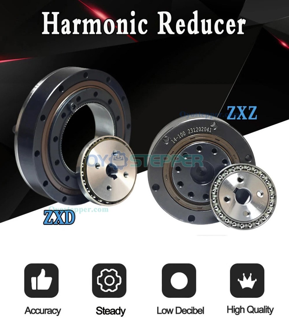 ZXD/ZXZ Series Mini Harmonic Drive Ratio 30:1-100:1 Harmonic Gearbox Speed Reducer 20 Arc-sec ZXD/ZXZ Series Mini Harmonic Drive Ratio 30:1-100:1 Harmonic Gearbox Speed Reducer 20 Arc-sec