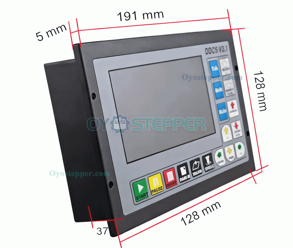 DDCS V3.1 3 Axis / 4 Axis Electronic Numerical CNC Motion Controller Offline CNC Standalone Control 500KHz