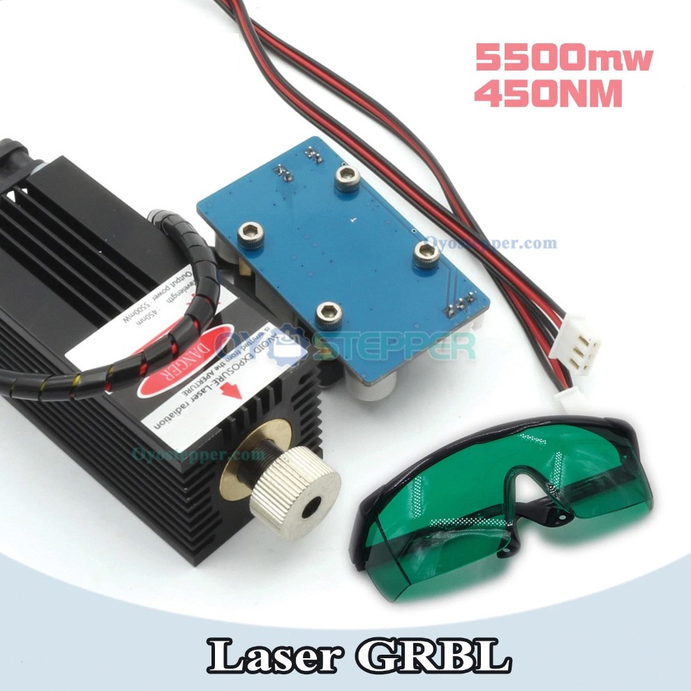 5.5W 450nm 12V 1~3A Focusing Blue Purple Laser Module Engraving Laser Tube 5.5W 450nm 12V 1~3A Focusing Blue Purple Laser Module Engraving Laser Tube