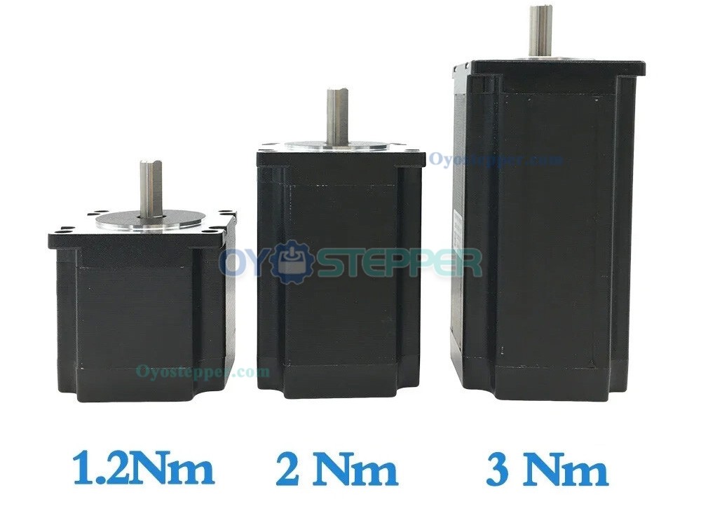 Nema 23 Stepper Motor 1.8 Deg 1.2Nm/2Nm/3Nm 57 x 57mm for 3D Print/CNC Router Mill Nema 23 Stepper Motor 1.8 Deg 1.2Nm/2Nm/3Nm 57 x 57mm for 3D Print/CNC Router Mill