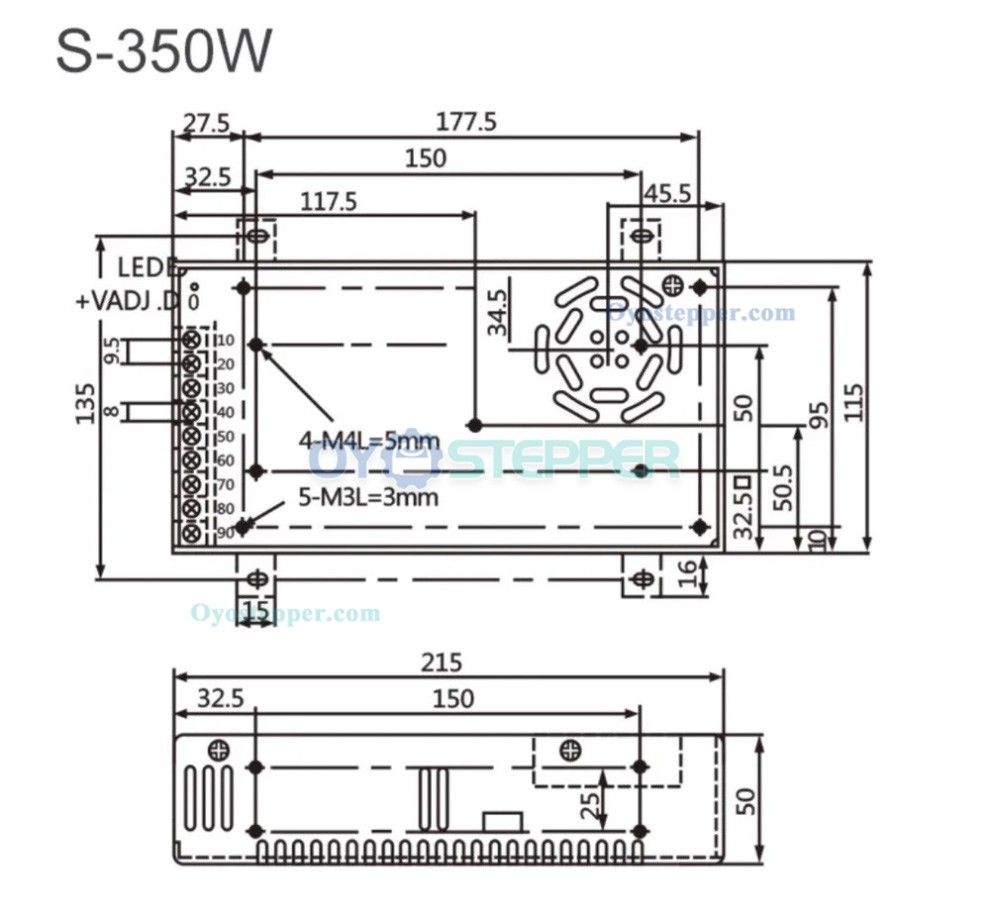Nema 23 Closed Loop Stepper Motor 1.2-3Nm 57×57mm& HB8080C Driver Kit Nema 23 Closed Loop Stepper Motor 1.2-3Nm 57×57mm& HB8080C Driver Kit