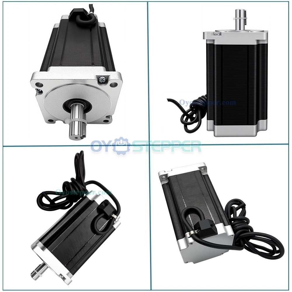 Nema 42 3 Phase Stepper Motor & Driver Kit 12/16/20Nm 1.2&deg; 110 x 110mm Keyway Shaft