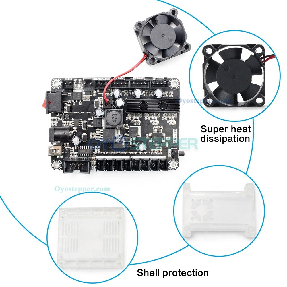 3 Axis GRBL Control Board Laser Controller 3018 Pro CNC Router Engraver Control Card