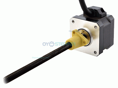 NEMA 8 Non-Captive Acme Linear Actuator Bipolar 0.5A 1.8 Deg 0.02Nm 38.2mm Stack Lead Revolution 2mm(0.07874